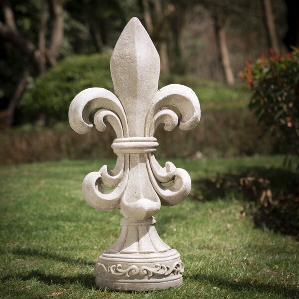 Fleur De Lis Garden Statue | Wayfair